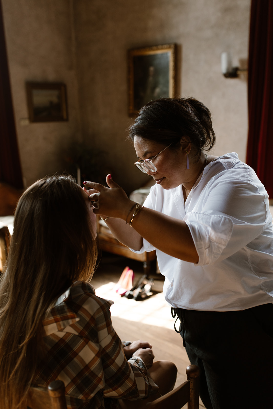 Make-up en hairstyling